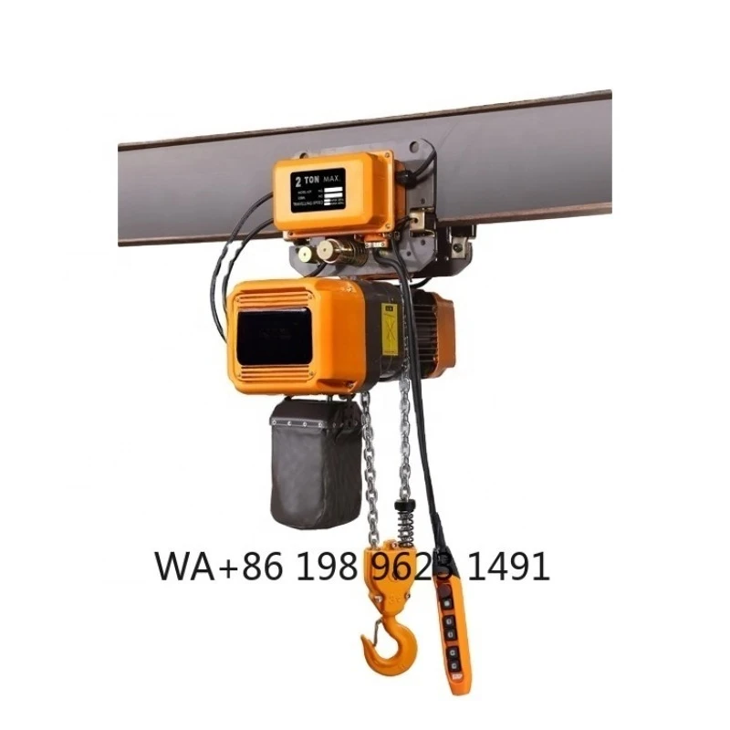 Best Price 1t 2t 3t 5t 10t European ER Single Girder Electric Hoist with Chain for South America Market