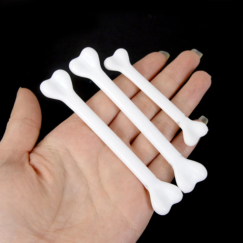 12pcs Halloween Simulation Bones Plastic Model Human Bones Toy Halloween Party Decoration Haunted House Horror Decor Spoof Prop