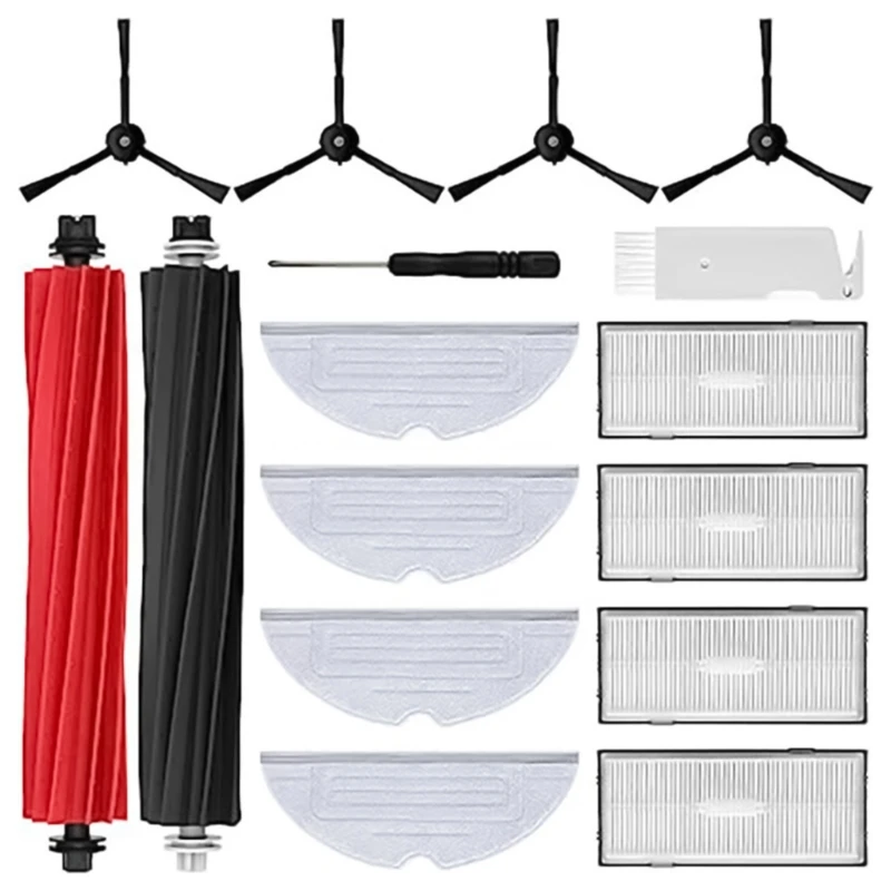 

Efficient Vacuum Cleaner Mop Pads Vacuum Cleaner Side Brushes Vacuum Accessories Vacuum Cleaner Filters for S8 Vacuum