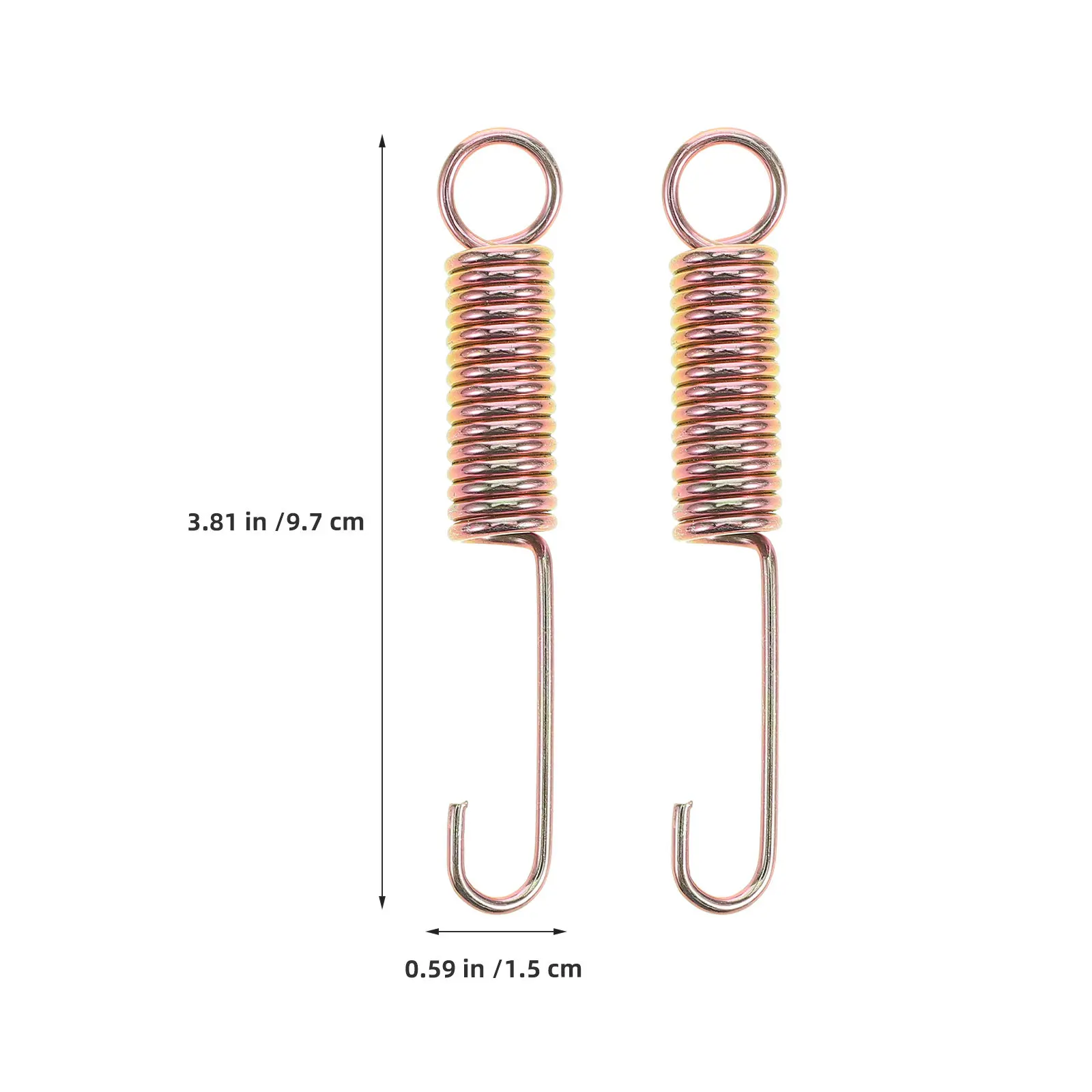 2Pcs Motorcycle Kickstand Spring Metal Side Stand Springs Replacement Parts for Dirt Bike Scooter Atv Bike Stand Repair