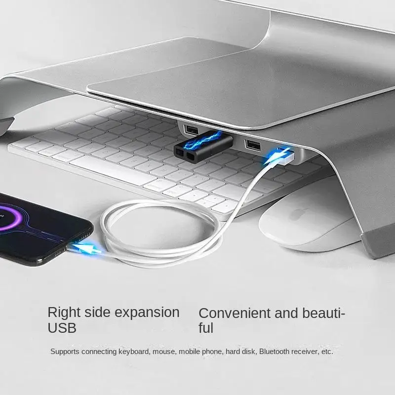 

Настольный многофункциональный USB-компьютерный монитор для домашнего офиса, усиленный кронштейн, современная простота, металлическая прочная основа для хранения