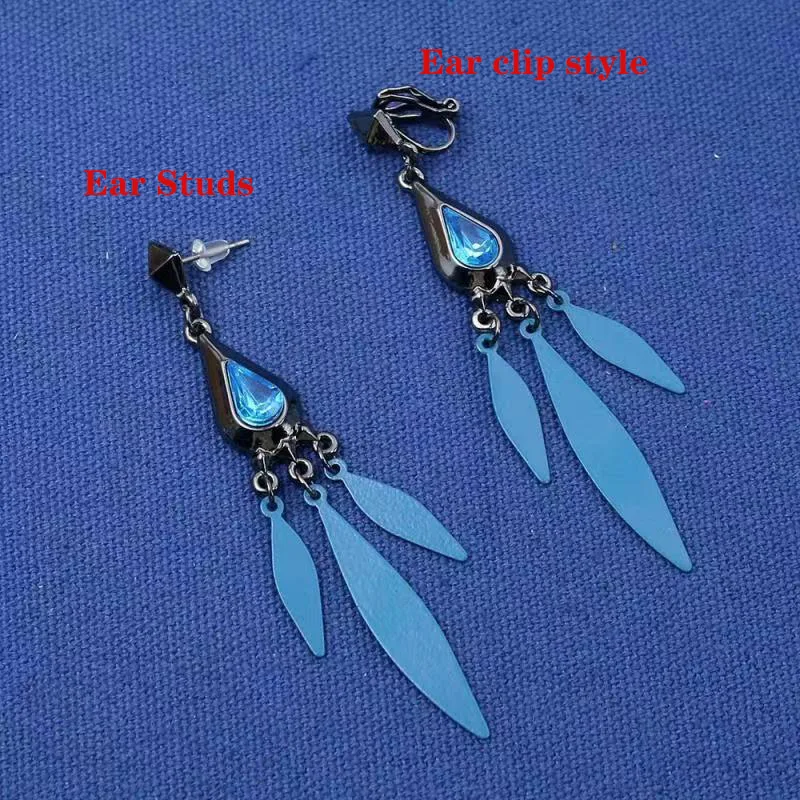 Pendientes y sombrero de Aventurina para Cosplay, accesorios de disfraz, juego Honkai Star Rail, accesorios para Halloween