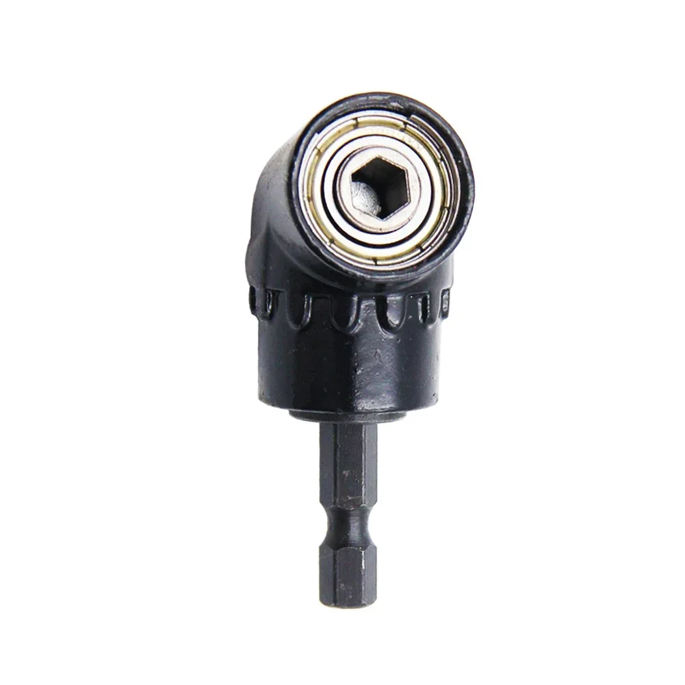 Convenient Right Angle Drill Adapter Attachment, Reliable and Easy to Use, Connects to Standard Hex Screwdriver