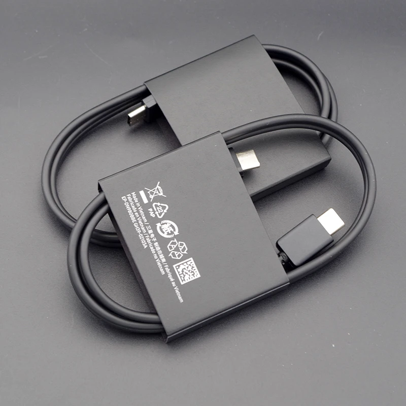 Original Cable for Samsung Type C Fast Charging USB C to USB C Cable USB to Type C for Galaxy S22 S10 S9 S8 Note9 A80 A70 A60