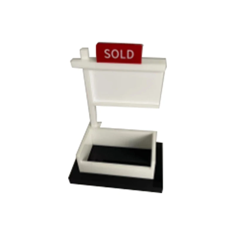 Transparent Business Card Holder Display For Realtor Business Desktop, Business Card Storage Box Decoration