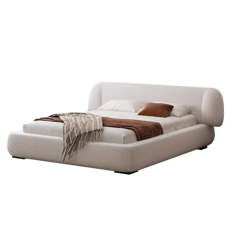 xx-2026 New Arrival Customized Fabric High Density Foam Modern king Bed Frame for Bedroom&