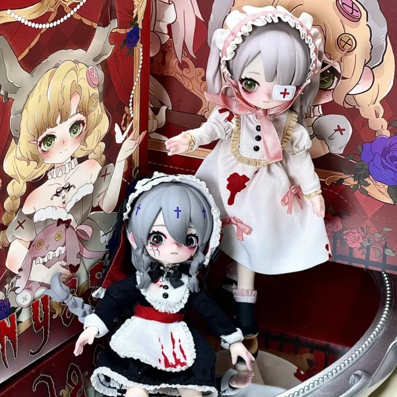 

Nissa Bizarre Nightmare Bjd Series слепая коробка Mystery Kawaii модные шарнирные фигурки аниме игрушки орнамент подарки на день рождения