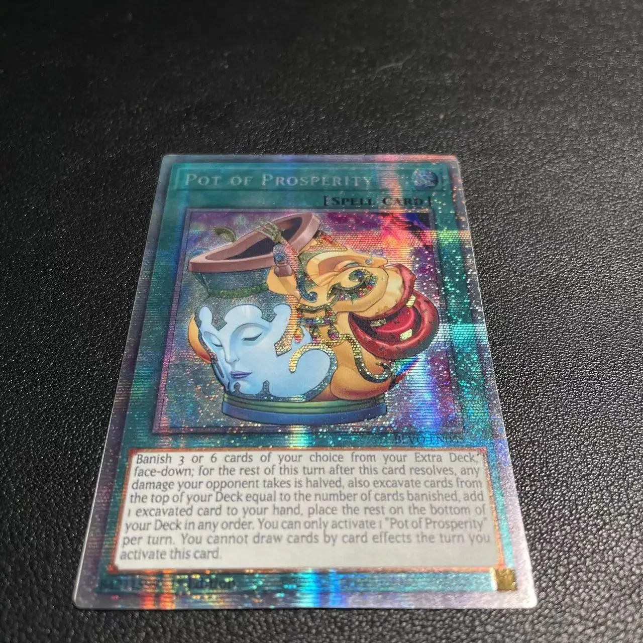 Yu-Gi-Oh PSER BLVO-EN065/Pot de prospérité Anime jeu de dessin animé pour enfants carte jouets cadeau (non original)