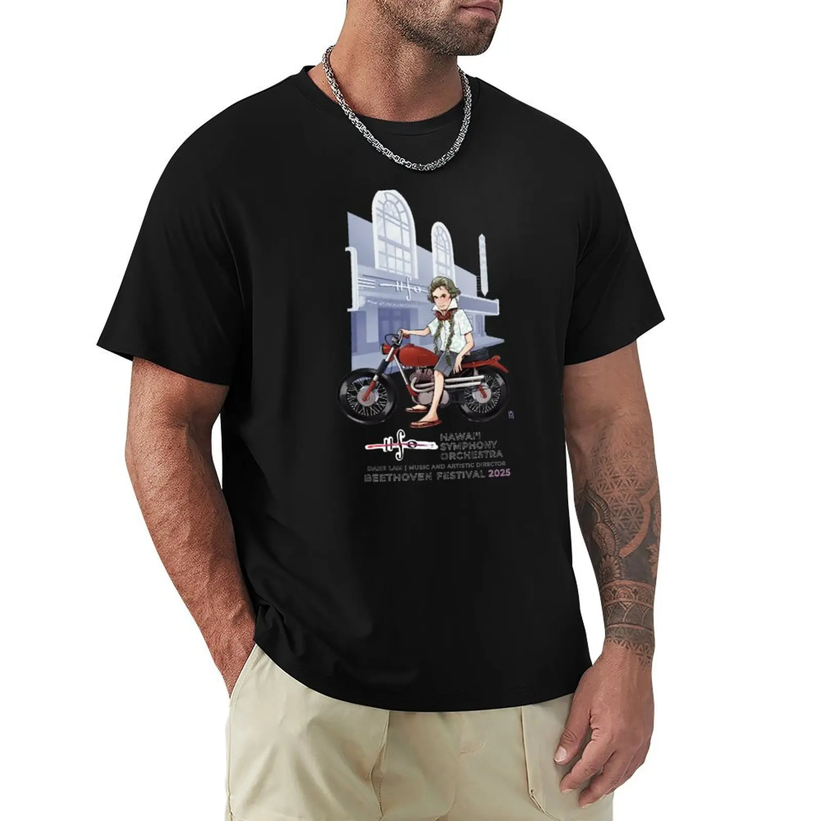Limited Edition Hawai'i Symphony Orchestra Beethoven Festival T-Shirt t shirt personalised T-Shirt