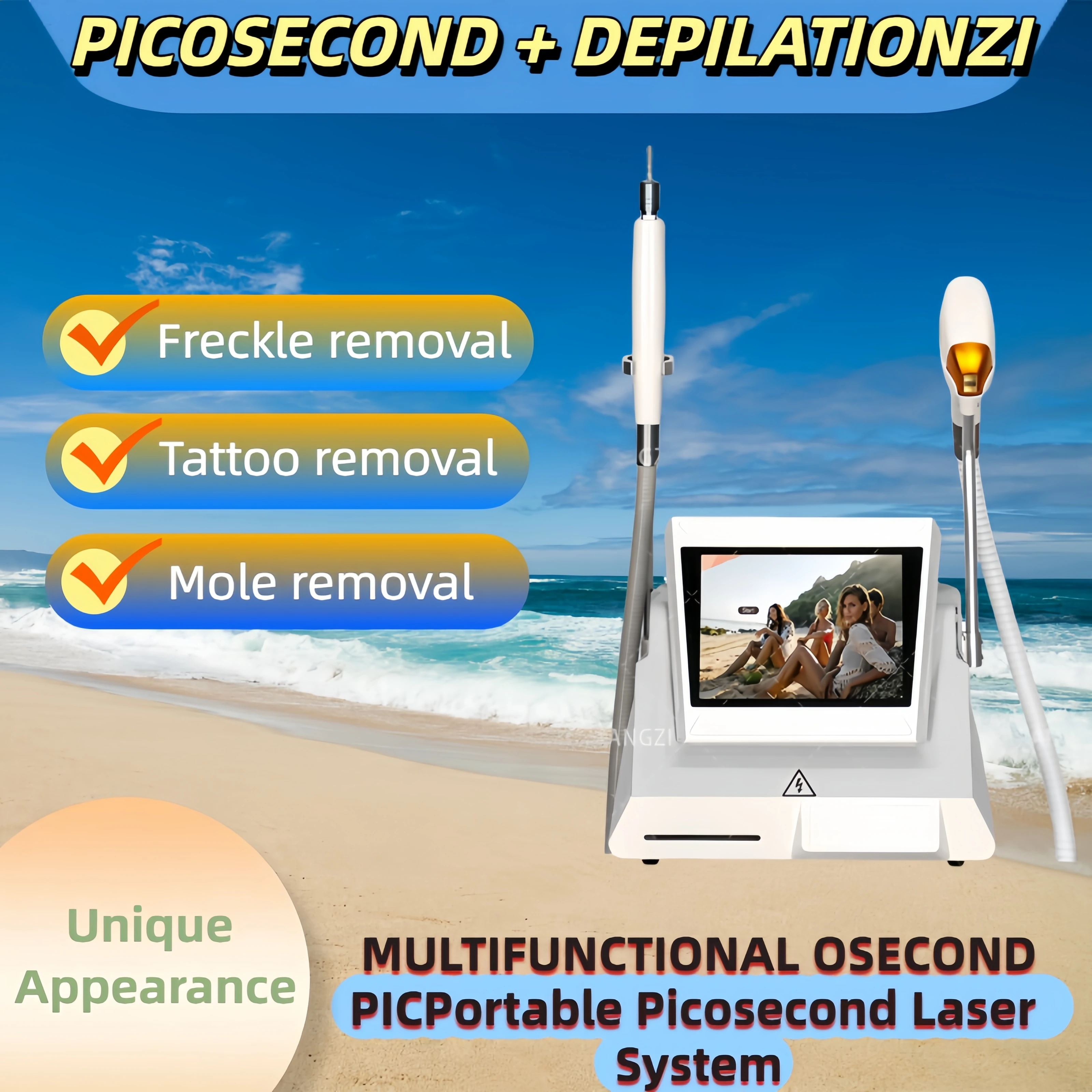 

3500W 2 in 1 755nm 808nm 1064nm Diode Laser Hair Removal Picosecond NdYag Tattoo Removal Machine 2025 New Professional For Women