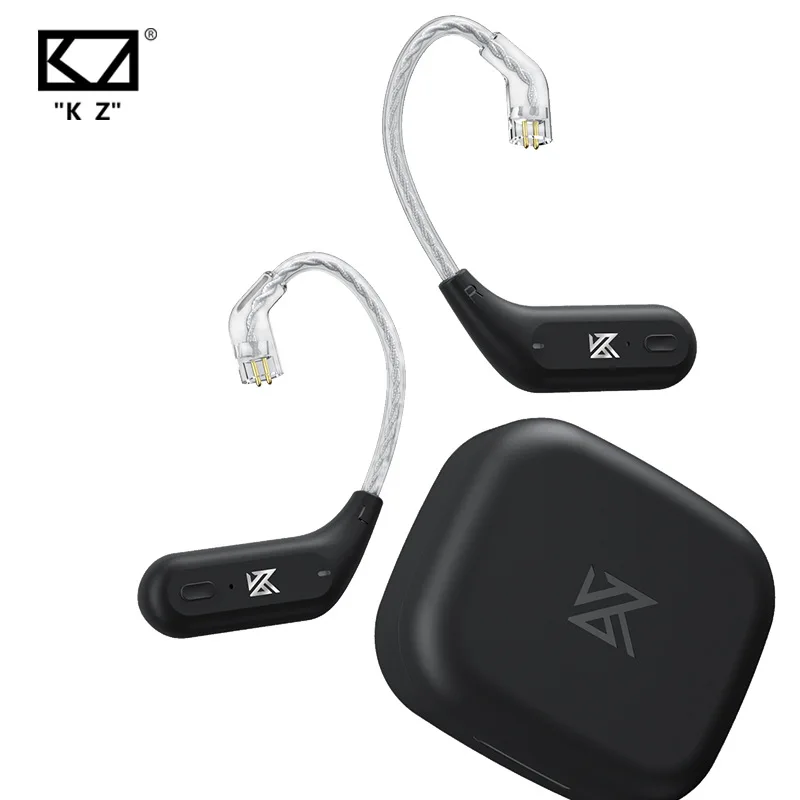 KZ AZ09 Wireless Upgrade Cable Bluetooth 5.2 HIFI Wireless Ear Hook C PIN Connector with Charging Case for KZ ZST/ZSN PRO/AS16