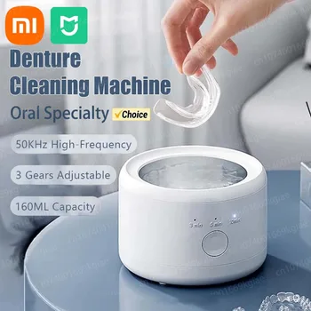 Xiaomi MIJIA 전기 교정기 상자 청소 상자 다기능 보이지 않는 리테이너 틀니 깨끗한 기계 보석 치열 교정 클리너