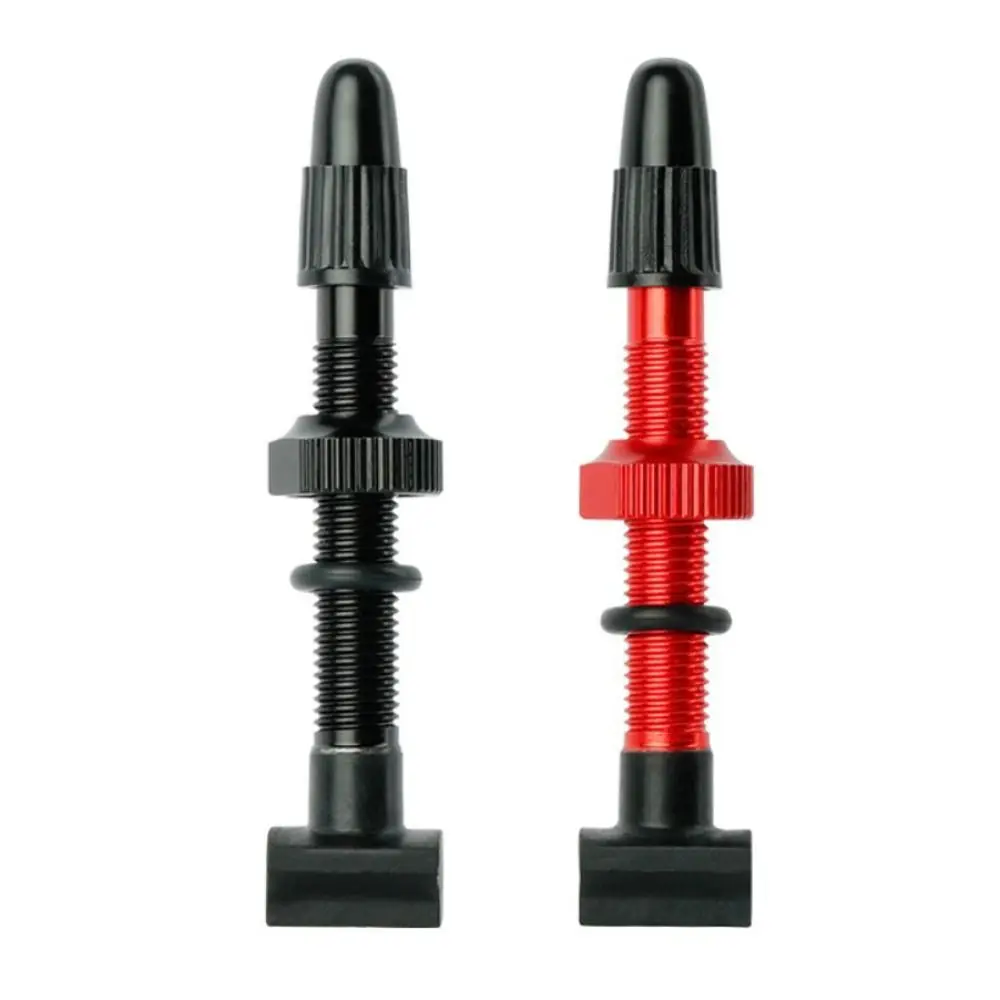 45/60/80mm F/V Valve Nipples CNC-machined Tubeless Tire Valve Tubeless Tire Valves Anodized Abrasion Resistance MTB Road Bicycle