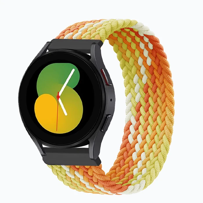 20mm 22mm Elastic Solo Band for Samsung Galaxy Watch 7 6 5 4 40mm 44mm 6Classic Bracelet Correa for Huawei Watch GT5 4Pro Strap