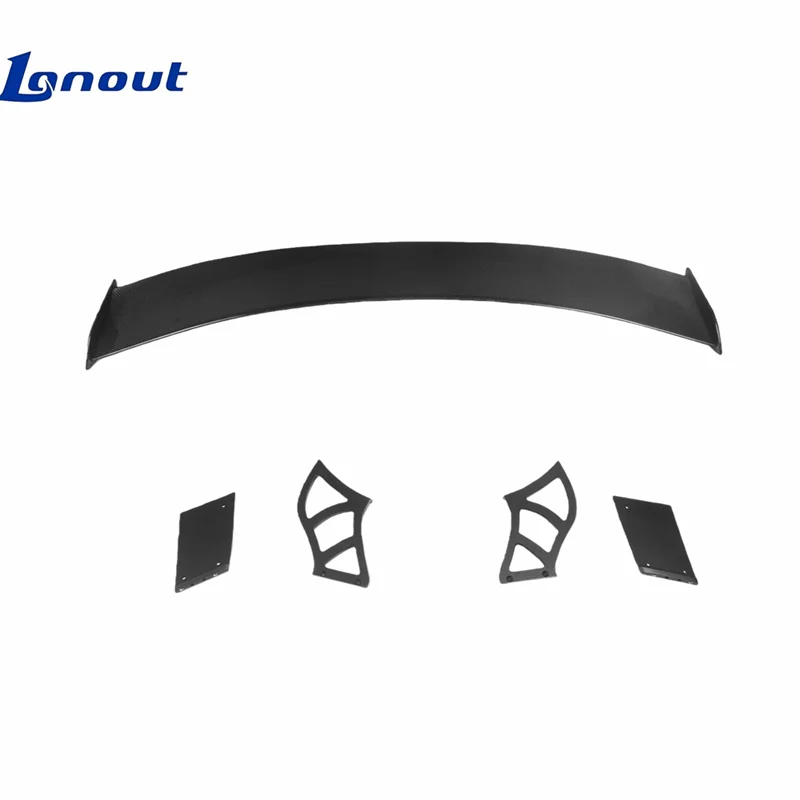 Aero Kit Suitable for AMG GT GTS Upgraded PK Style Ultra-light Dry Carbon Fiber Large Tail Wing Rear Spoiler