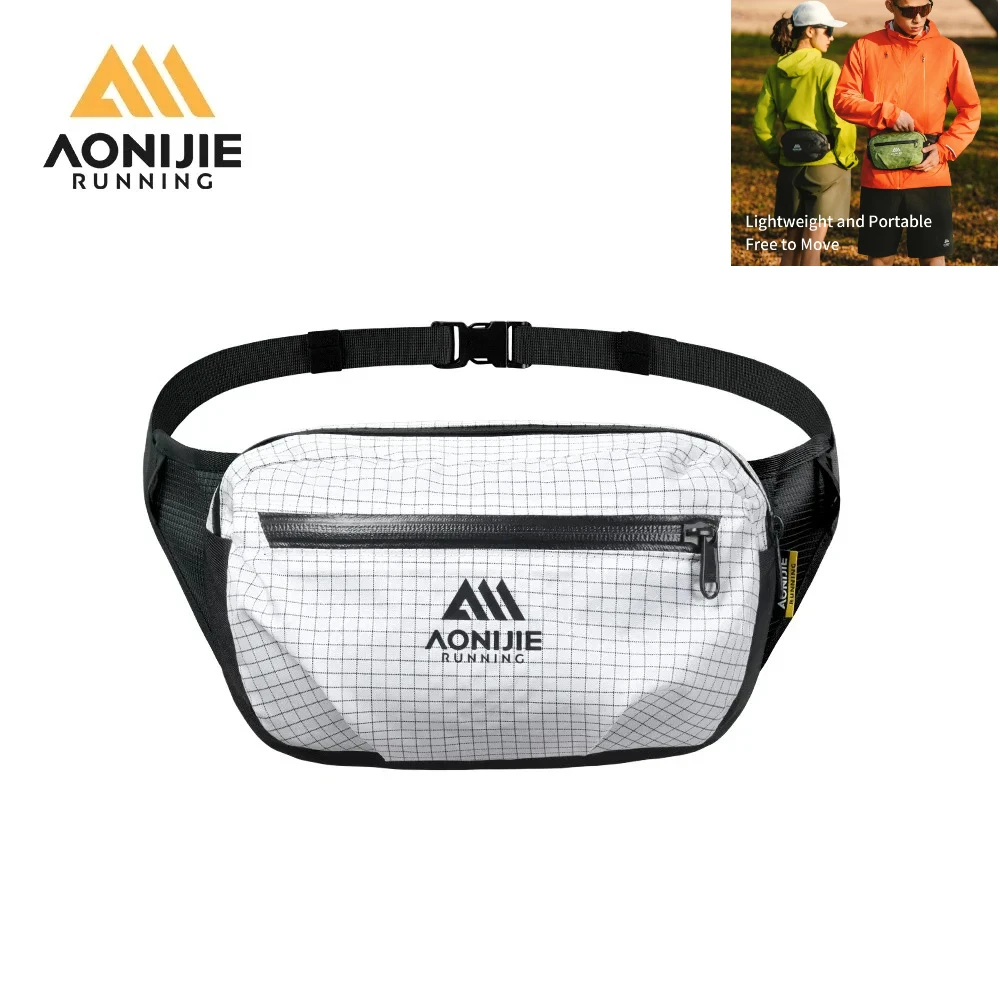 AONIJIE FH2502 Waterproof Hiking Running Waist Bag Men Women Purse Casual Large Phone Belt Women's Canvas Travel Fanny Pack