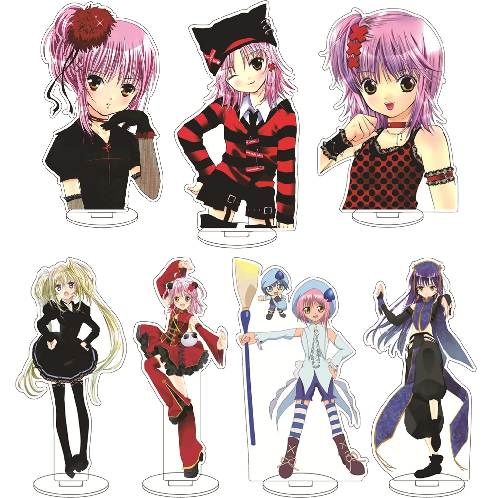Figura de Anime de 16 cm de Shugo Chara! Figura acrílica de Hinamori Amu Hoshina Utau Fujisaki Nadeshiko, adornos, regalos de Navidad