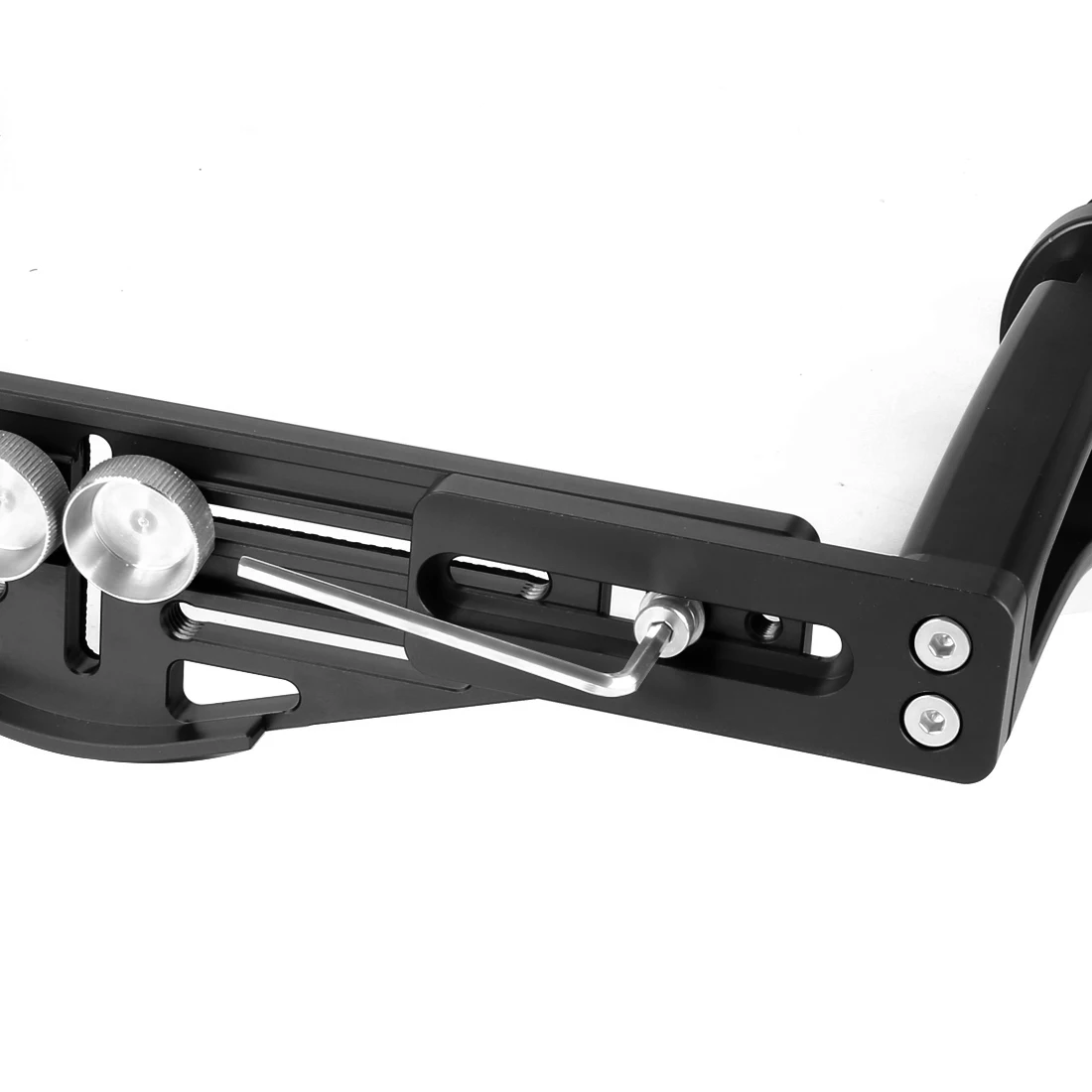 Einstellbare Dual Griff Tablett Stabilisator Halterung für GoPro Canon Sony Fuji SLR Kamera Unterwasser Tauchen Gehäuse Halter Licht Stehen – Detail 7