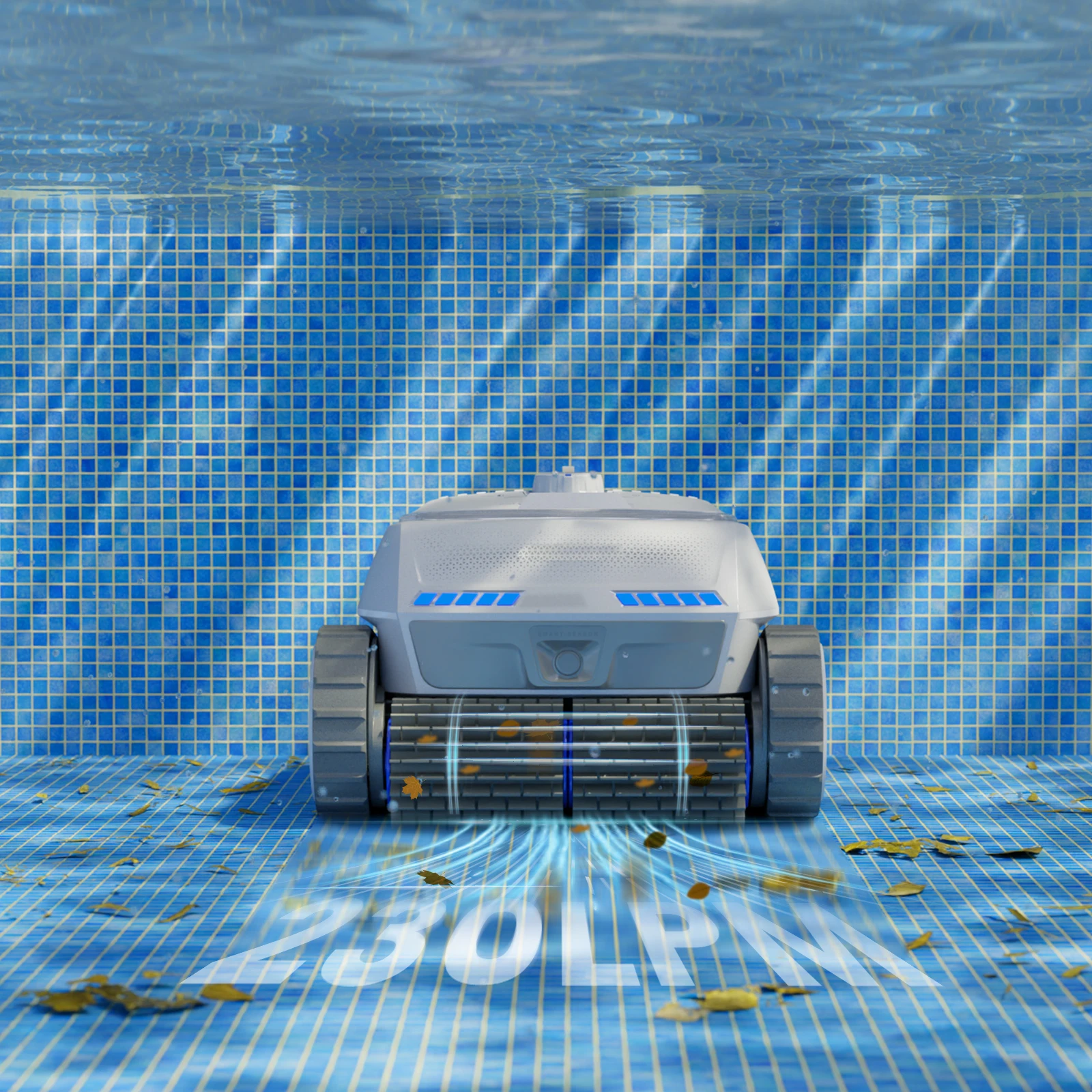 Cordless AI Pool Cleaner Automatic Clambing Wall Robotic Swimming Clean Water Surface Ultrasonic Underwater Robot Vacuum