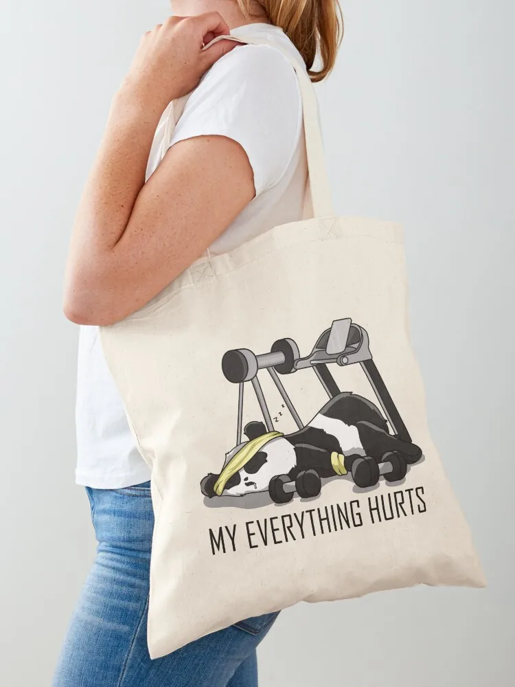 

Panda bear fitness sore cute gift Tote Bag Lady bags Women bags Cloth bag large tote bag
