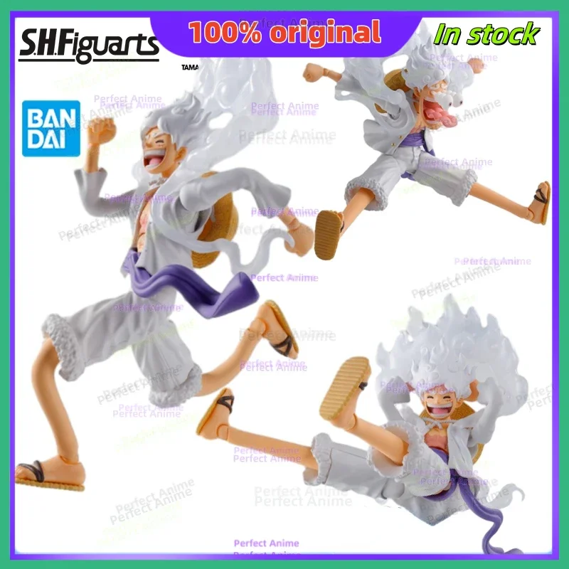 

Оригинальная фигурка BANDAI ONE PIECE S.H.Figuarts Monkey D. Luffy Gear 5 SHF Luffy, подарки, Коллекционная модель игрушки