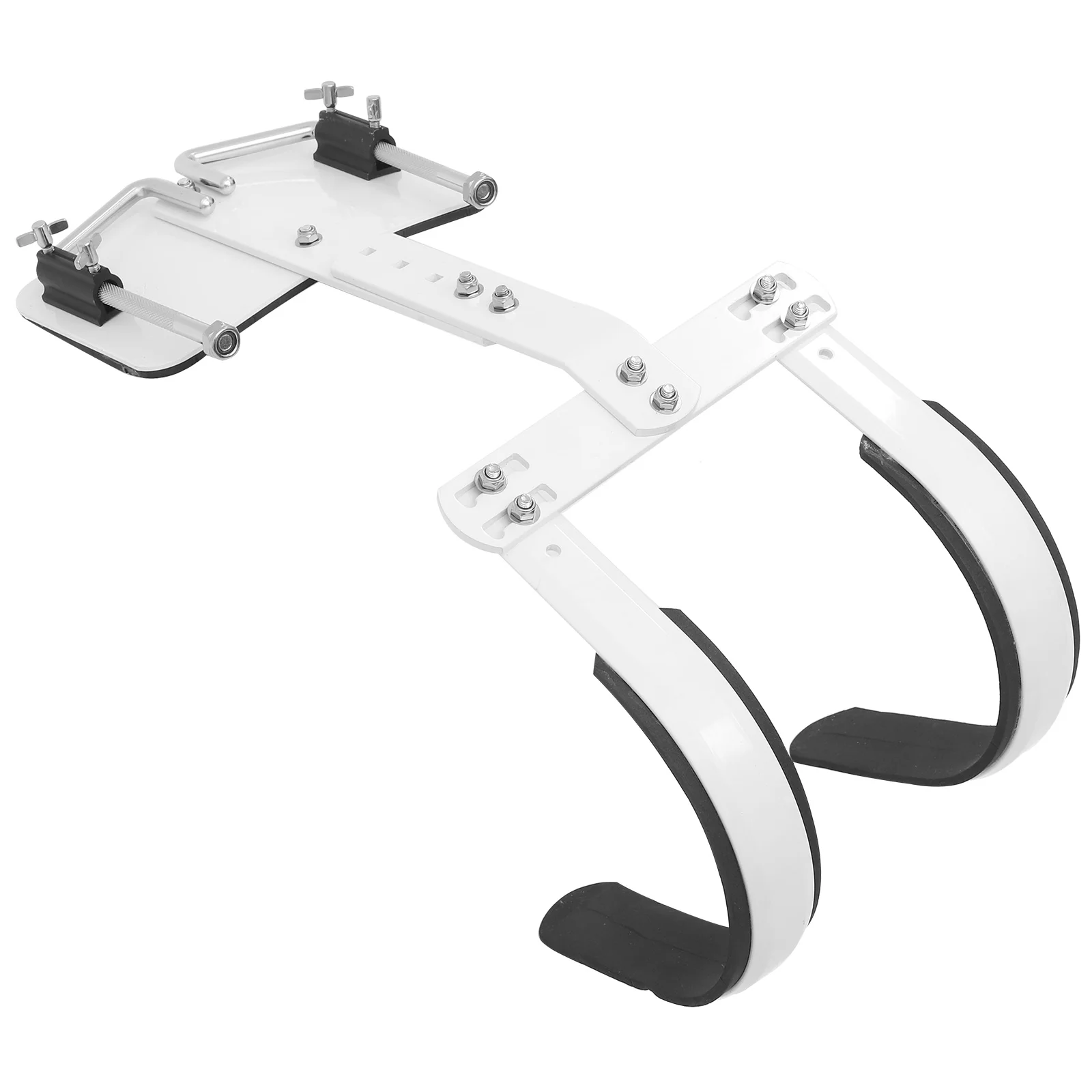 Snare Drum Back Stand Accessories Holder Shoulder Strap Belt White Aluminum Alloy Carrier