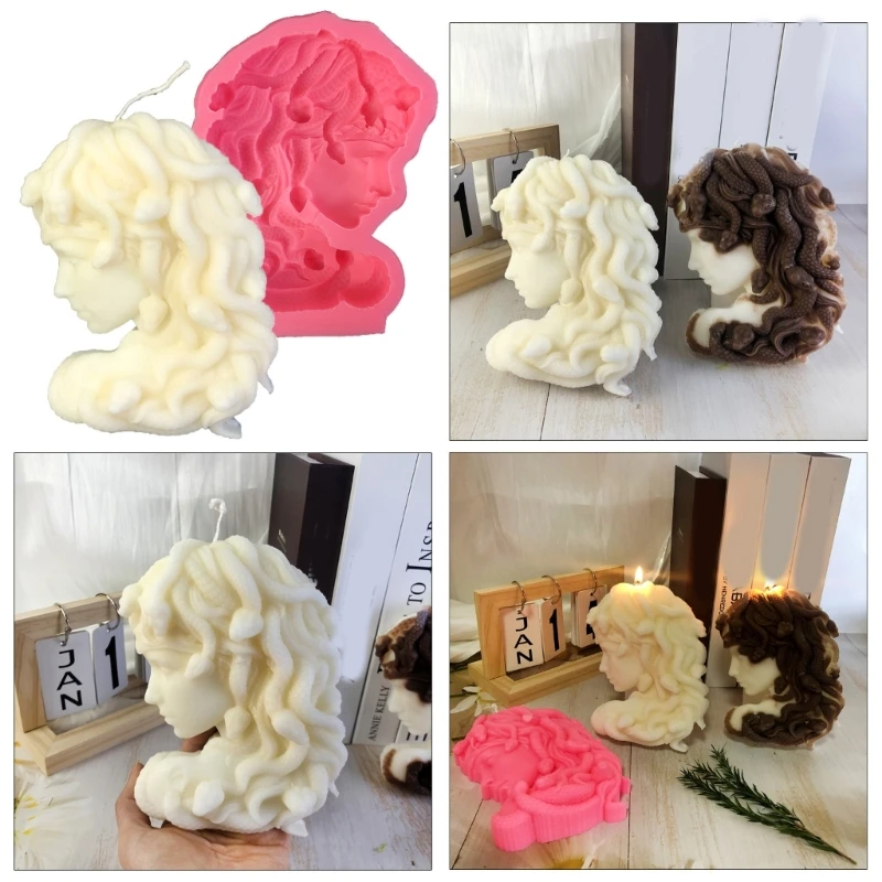 Dumeisha Statue Mold Non Easy to Demold for Making Desk Ornemant Christmas Decorations