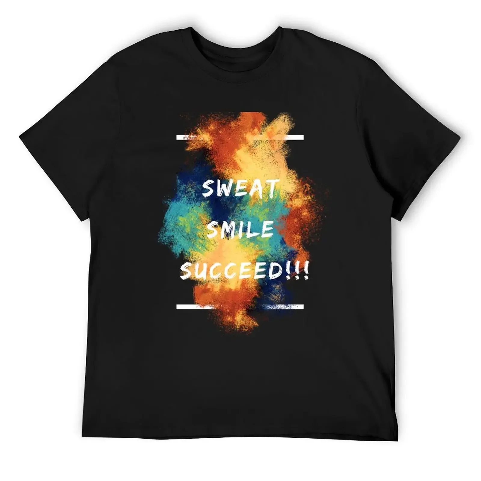 

SWEAT SMILE SUCCEED!!! T-Shirt hippie clothes graphic shirts graphic t shirt vintage blue archive luxury clothes men