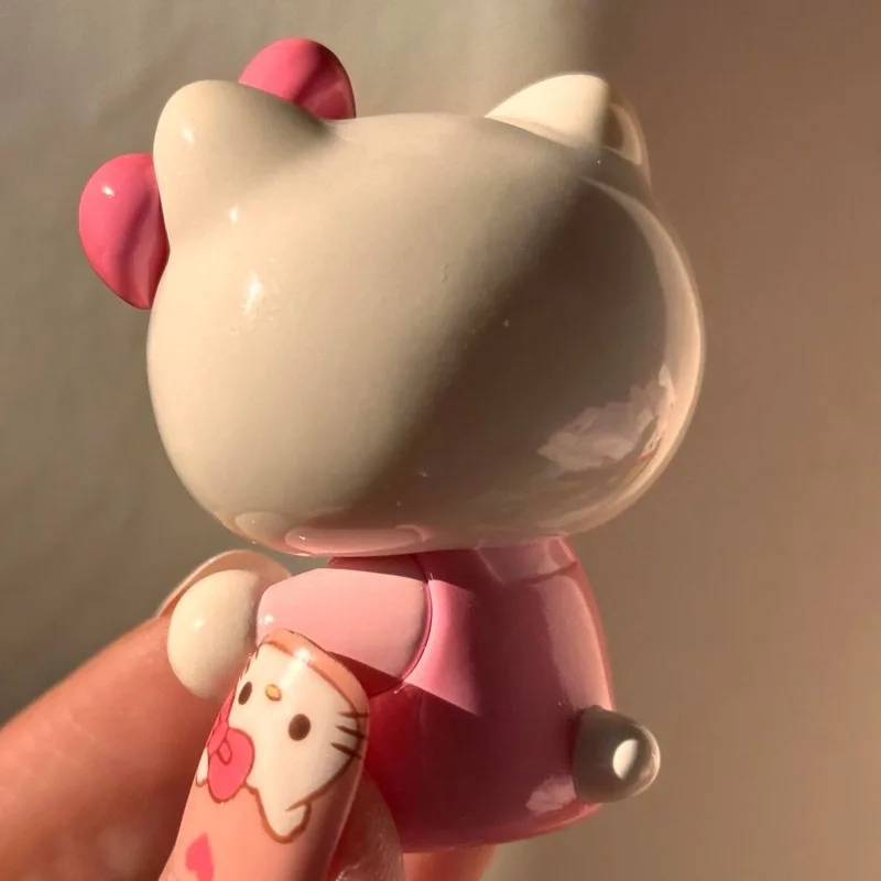 Hello Kitt Anime Kawaii Sanrio Lovely Doll Desktop Decoration Cute Cartoon Birthday Children Pendant Gifts Toys for Kids