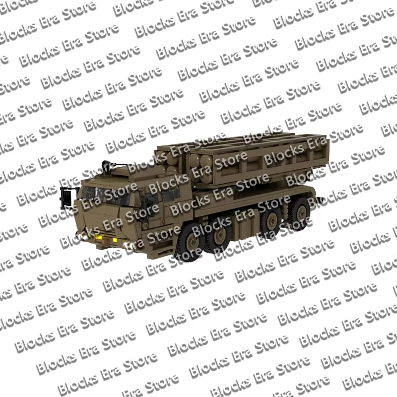 QWERT PHL‑191 Long‑Range Rocket Launcher Model MOC Building Bricks War Equipment Modular Technology Gifts Holiday Assemble Toys