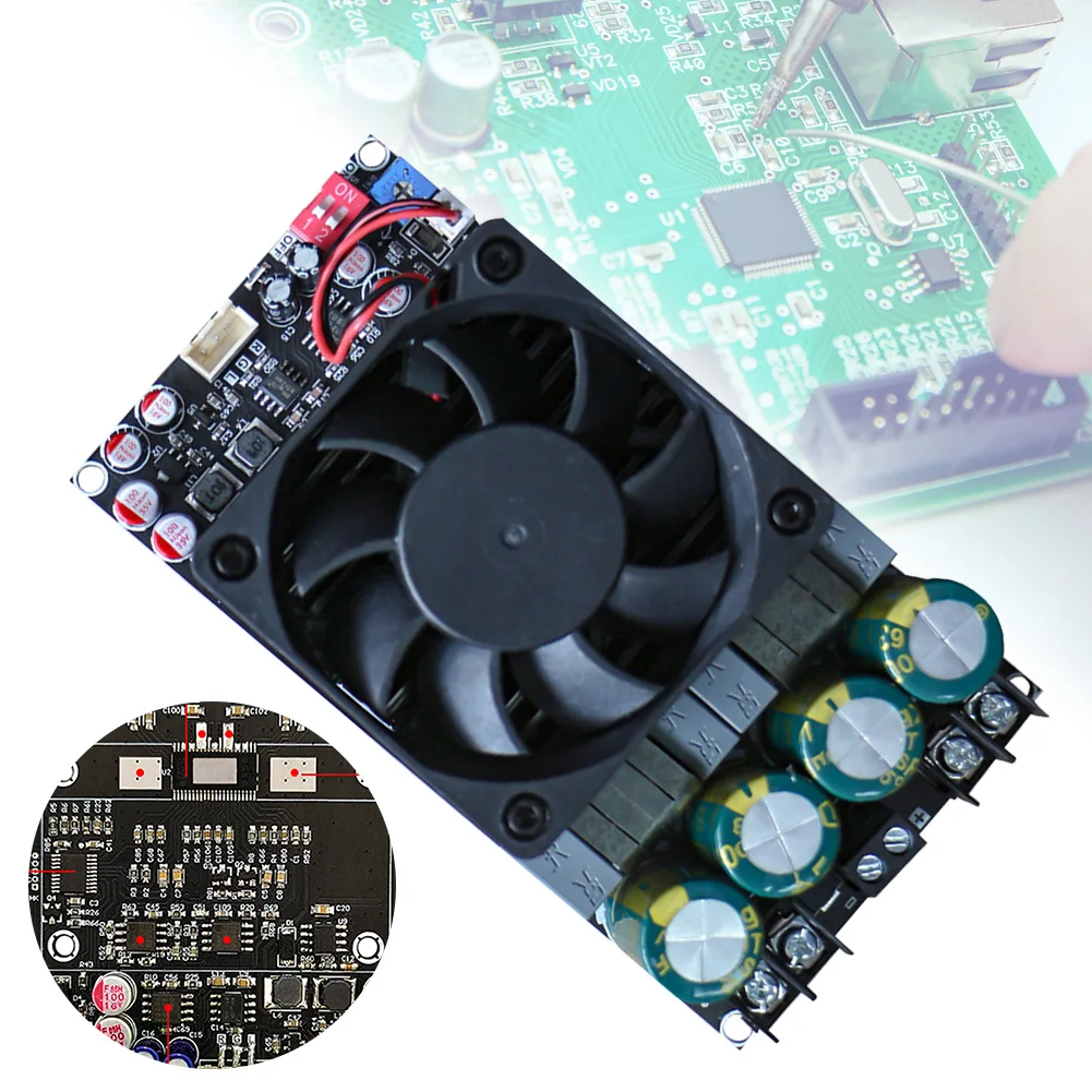 ZK-3002 Stereo Audio Amplify Board 300WX2 Bridged Mono 600W TPA3255 Digital Power Audio Amplifier Board for Subwoofer Speaker