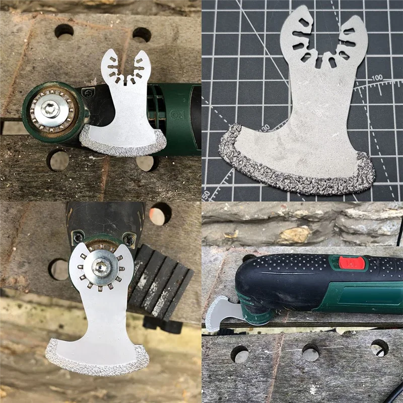 

A84X-20 Pcs Diamond Blade Multitool For Grout Removal Oscillating Tool Masonry Tile Concrete Removing Blades XG8020S