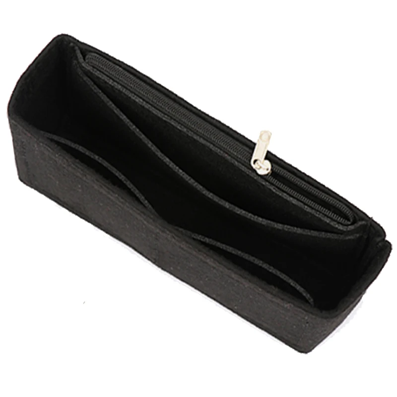 Vilten Doekzak Voering Multifunctionele Reisinzetzak Make-Up Organizer Vorm Gevoerde Tas Super Cosmetische Tassen Voor Marmont - afbeelding 1