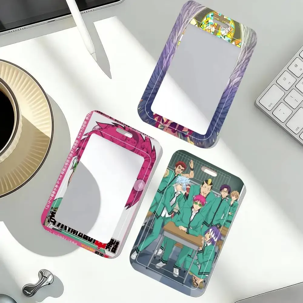 The Disastrous Life of Saiki K  Anime ID Card Holder Neck Strap Pendant Door Badge Holder Lanyards Keychain Work Credential