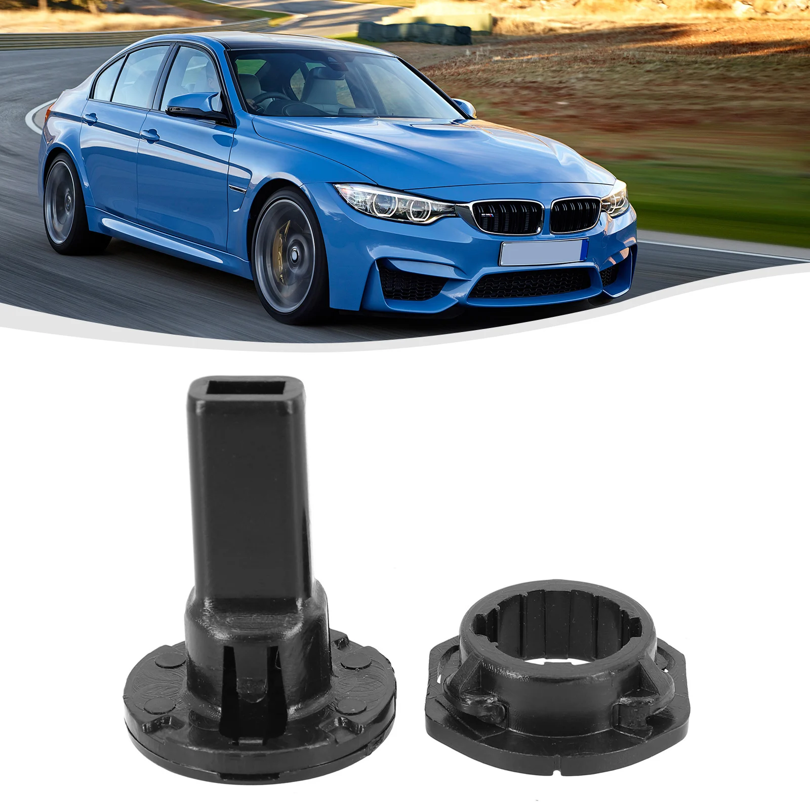 

Bushing Bracket Support Sleeve Plastic 2pcs Car Accessories Easy Installation Radiator Mount Direct Replacement
