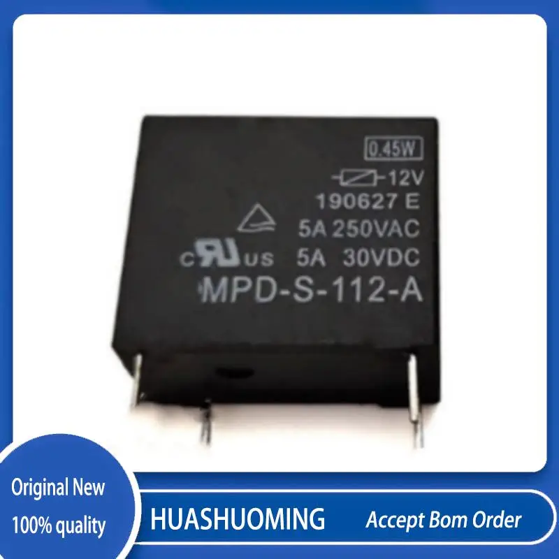 NEW 20PCS/LoT    MPD-S-105-A  MPD-S-112-A  MPD-S-124-A  MPD S 112 A   5V 9V 12V 24V 48V 4PIN 5A/10A