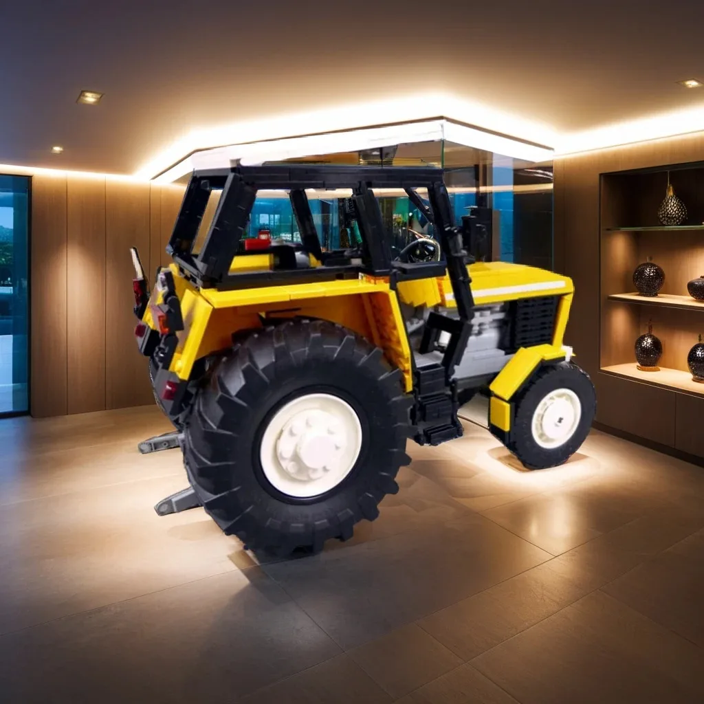 

1089 шт Ursus 912 желтая версия классический сельскохозяйственный трактор сельскохозяйственная машина на заказ MOC образовательная модель строительные блоки игрушки подарок