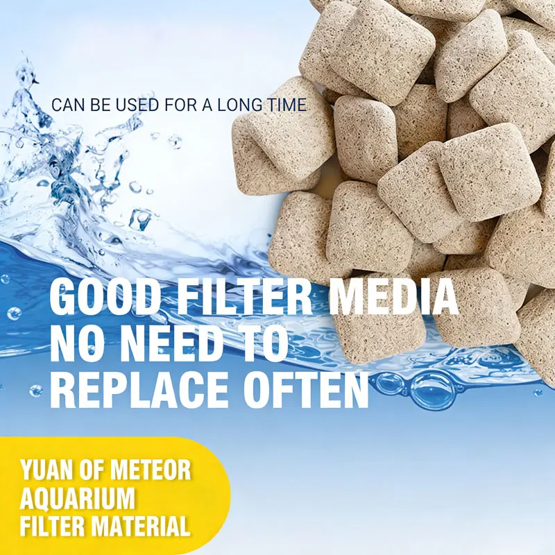 MaYin Meteorite Elements Aquarium Filter Media High Porosity Bio House for Rapid Bacteria Cultivation and Water Purification