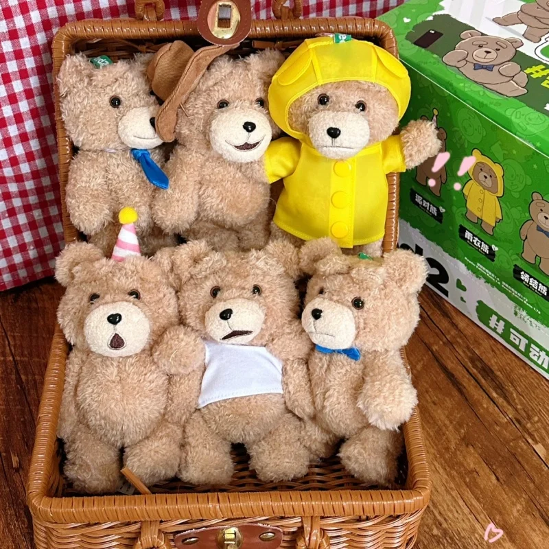 

Genuine Popmart Ted 2 Teddy Bear Plush Charm Blind Box Cute Doll Lovely Gift Desktop Ornament Anime Peripheral Surprise Box