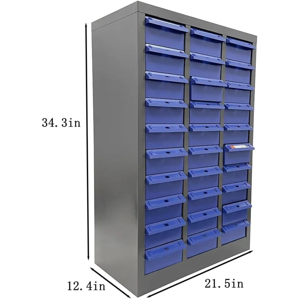 Bolt and Nut Tool Storage Cabinet Drawer Parts Cabinet Contains Assortment KIT Part Cabinet Organization Shelves