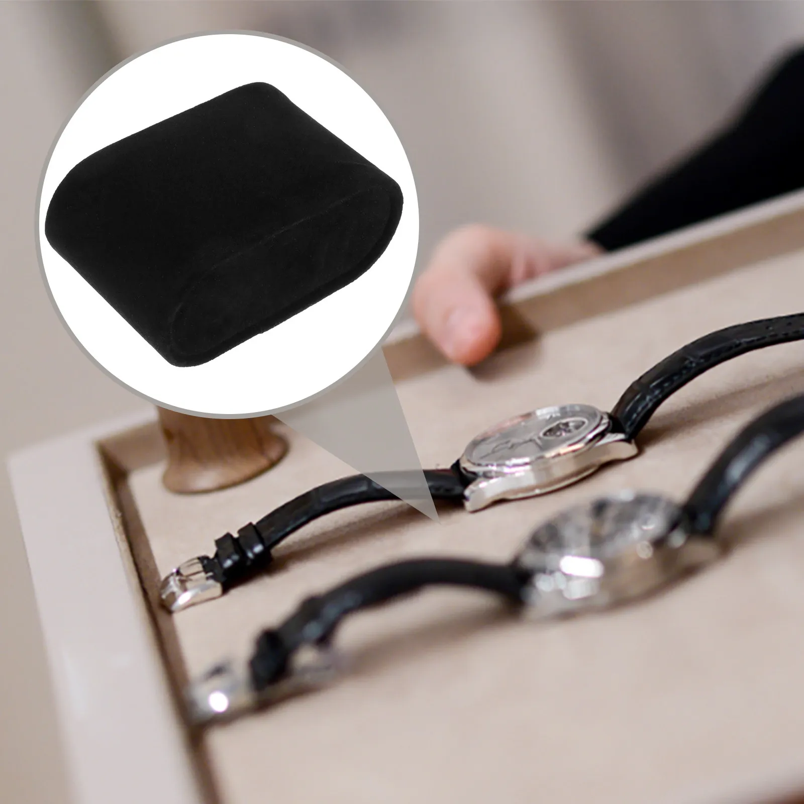 

Набор из 10 минималистичных подушек-держателей для часов, ювелирных изделий, браслетов и украшений, для демонстрации в коробках и витринах