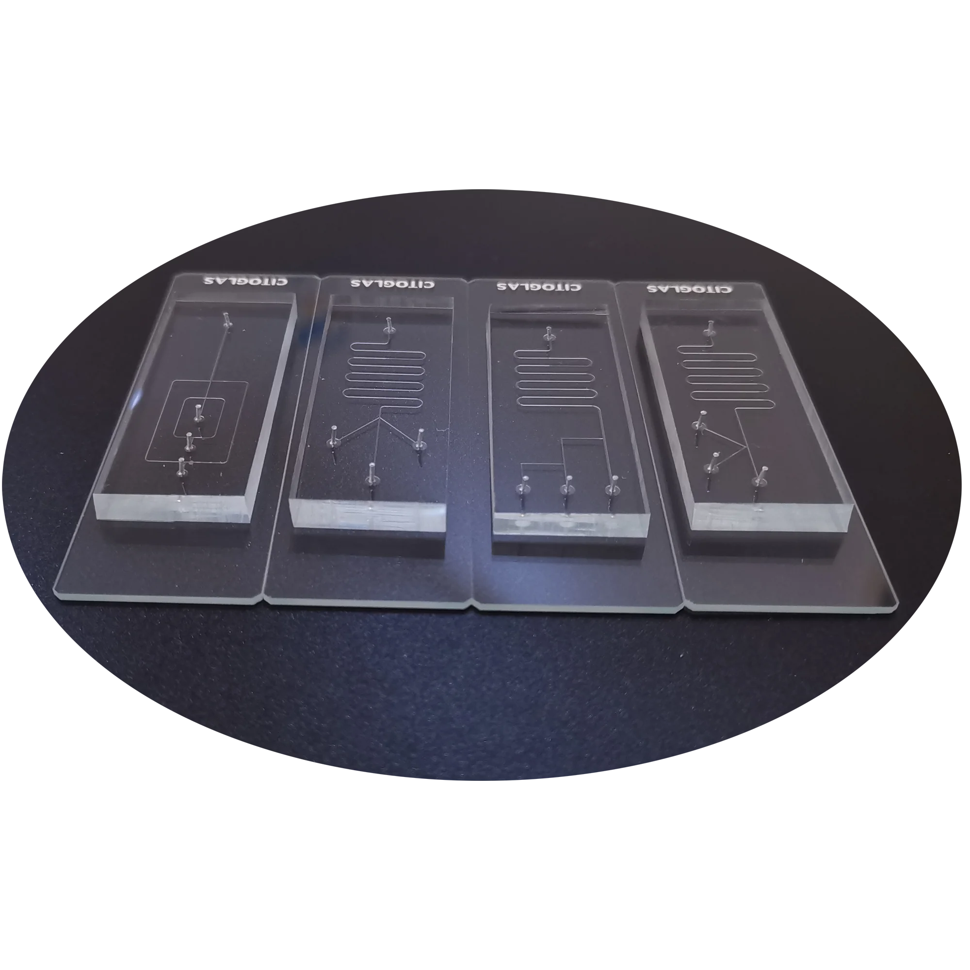 Microfluidic PDMS Glass Chip Custom Processing SU8 Optical Rubber Engraving Mold Chrome Plate Mask Deep Silicon Etching