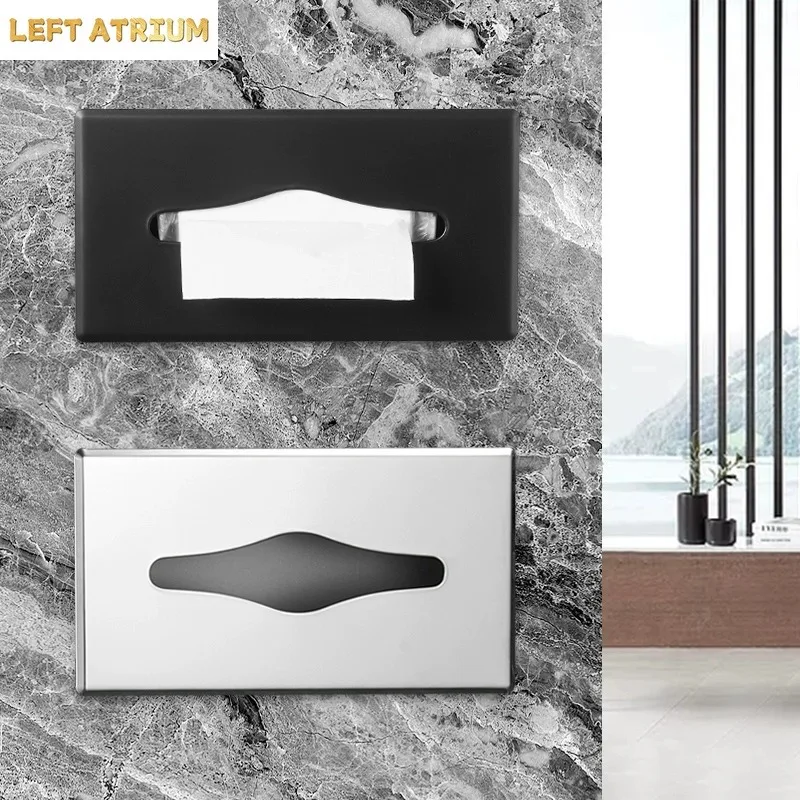 Brothroom Embedded Concealed Toilet Box 304 Stainless Steel Wall Kitchen Tissue Paper Holder Hand Paper Rack Box