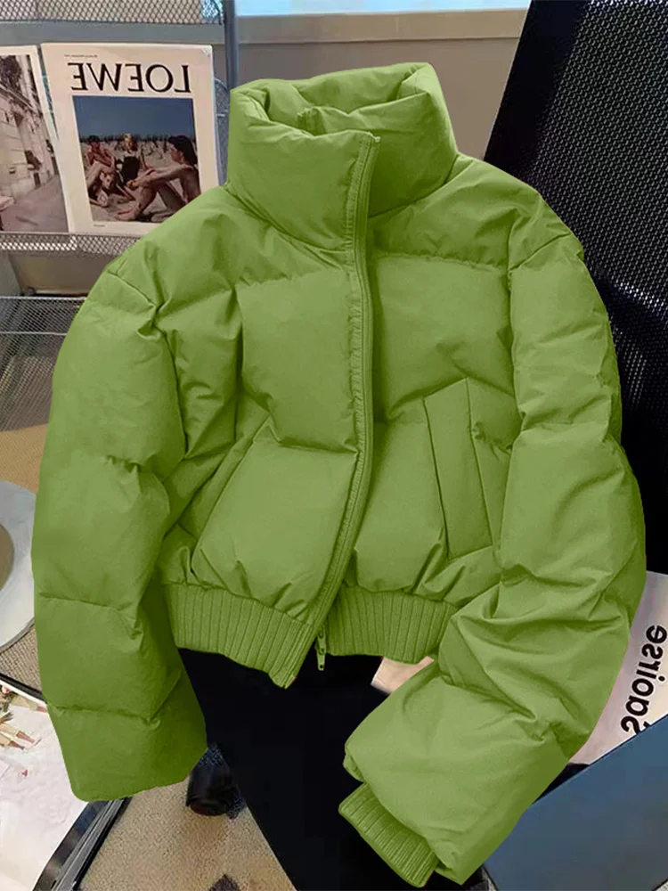 

Женская утепленная куртка-парка из овчины и искусственного меха норки, короткая, уютная, мягкая, стандартная, с защитой от снега, прочная, с воротником, верхняя одежда, в клетку, для активного отдыха