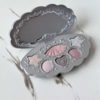 Květinové šperky Know Shell - vše v jednom - dárková sada - sada na líčení - kompletní profesionální oční stíny, tvářenka, zapečený pudr - 10 ks - make-up sady 10 nejlepší prodej kompletní profesionální sada na líčení - №5