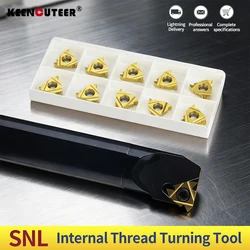 SNL0013M16 SNL0016Q16 SNL0020R16 SNL0025S16 internal thread turning tool counter handle matching 16ER carbide blade CNC tool