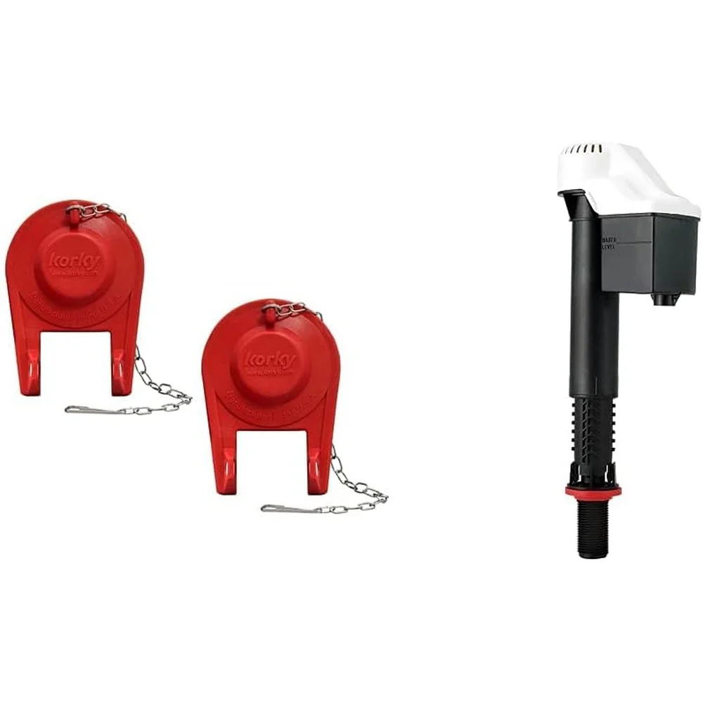 

Универсальный комплект для ремонта унитаза, заполняющий клапан, высокопроизводительное 2-дюймовое регулируемое уплотнение, тихая заправка, прочный, простая установка