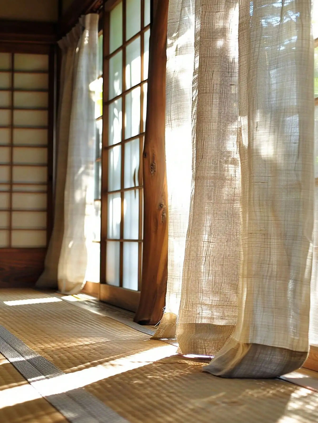 Hot selling high quality cheap price Korean style ready made Linen voile sheer curtains sheer fabric voile window panel curtain