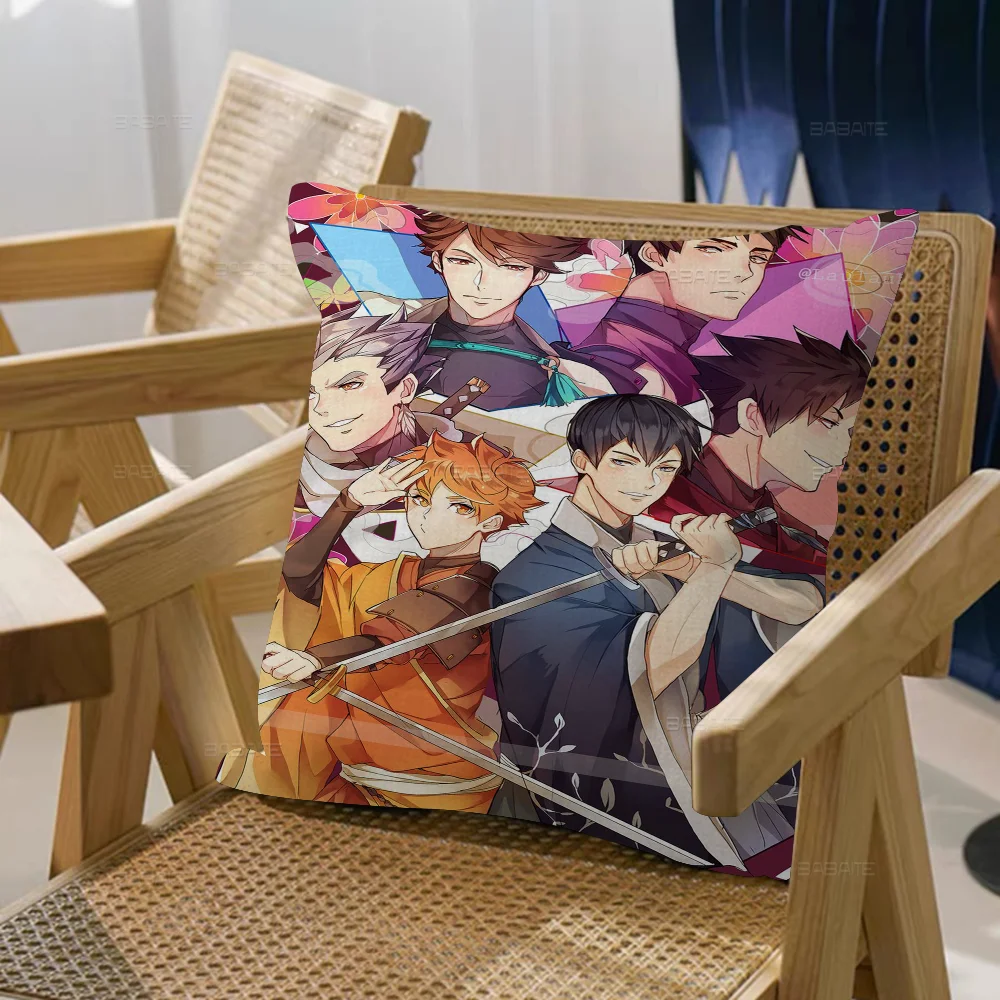 Haikyuu Pillow Gifts Home Office Furnishings Bedroom Sofa Car Cushion Cover Case 45x45cm