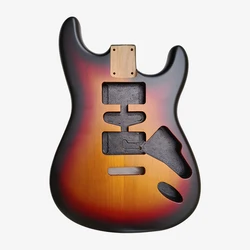 High Quality ST Guitar Body Alder H-S-H Matt Sunset Color Guitar Part for Stratocaster Style Electric Guitar Replacement